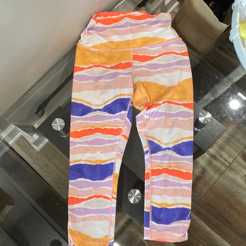Lululemon Multicolored Capri Leggings
